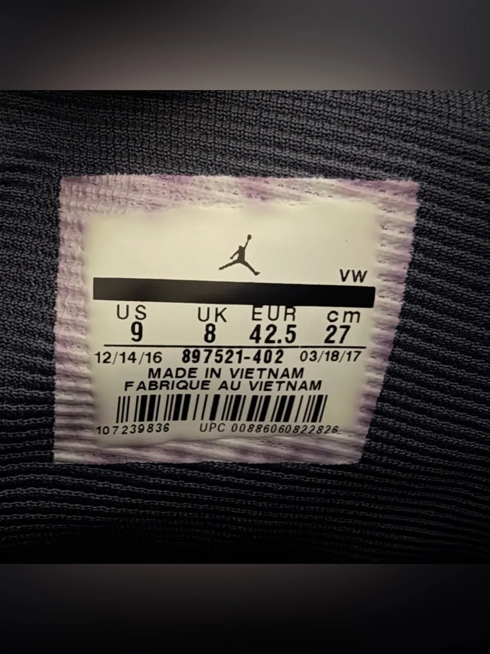 NIKE Air Jordan Retro 2 Decon Thunder Blue Shoes 897521-402 Hi-Tops Sz 9 No Box